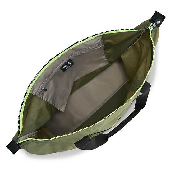 Bolso Tote Kipling Art Medium Lite Verde Oliva | MX 1452WN